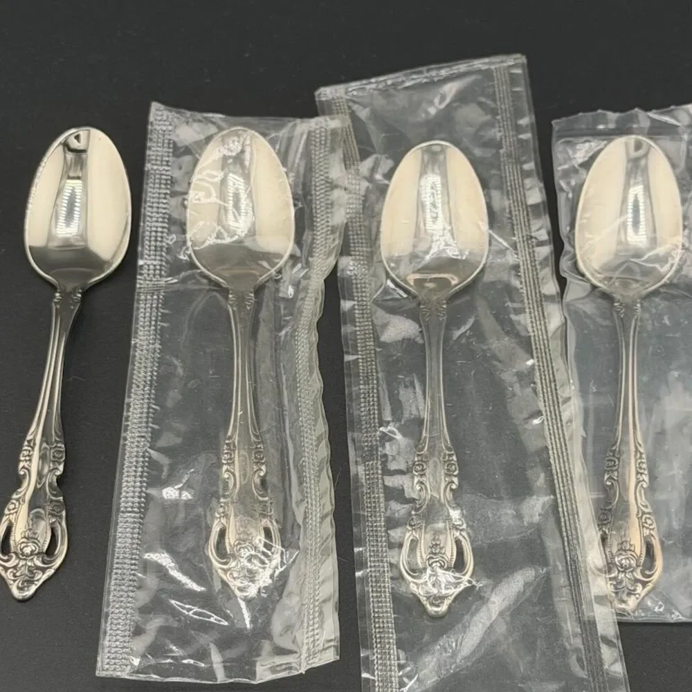 NEW Oneida Brahms Demitasse Spoons 4 1/4